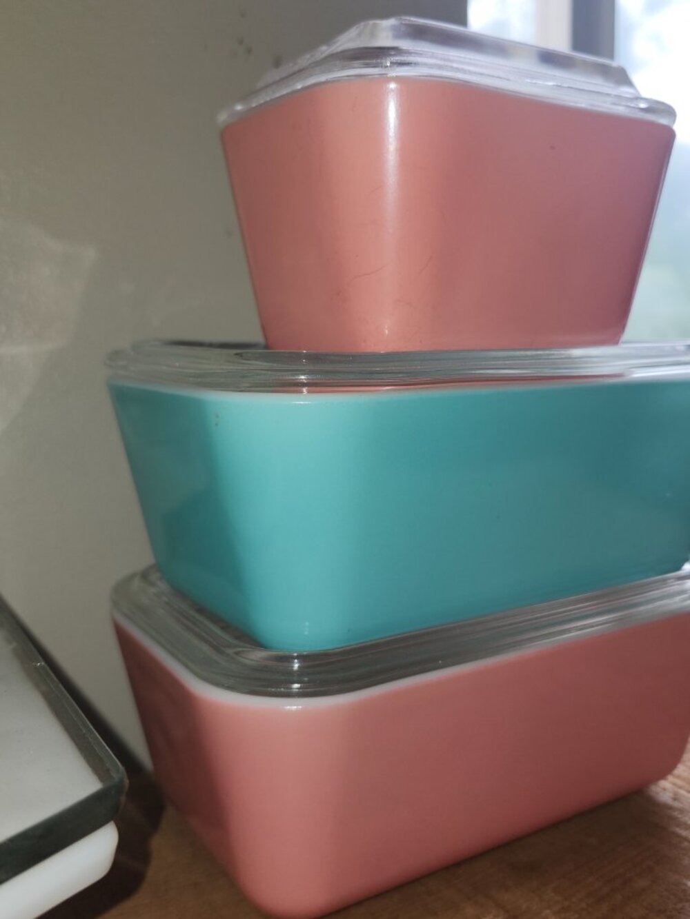 Pyrex frigie 502 robin's egg or turquoise - Picture 2 of 3